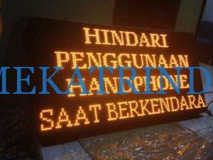 Running Text - Tulisan Berjalan - PT. Firza Meka Trindo - indotraffic.net